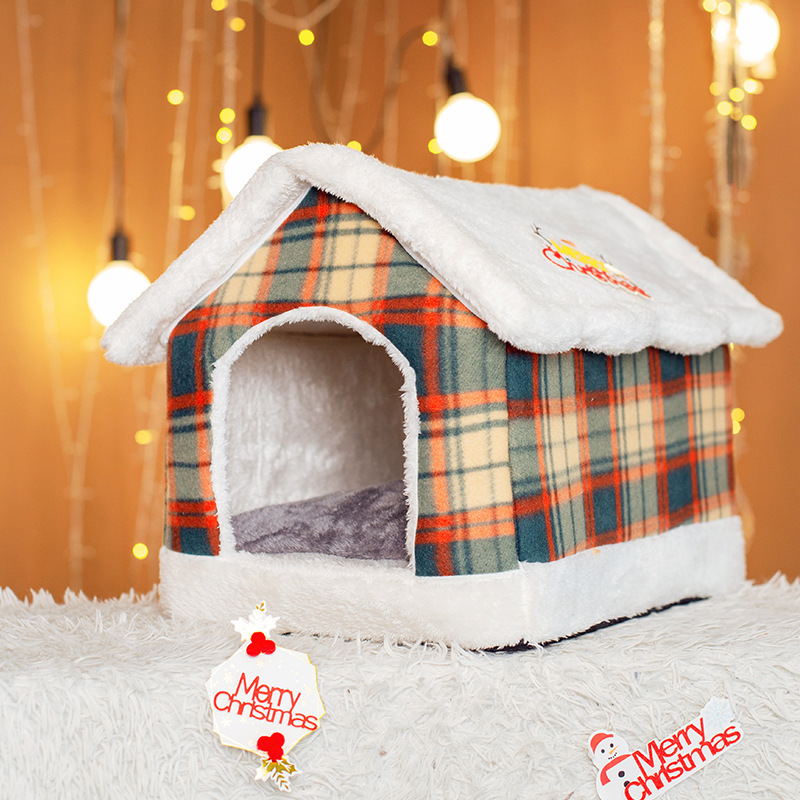 All-Season Pet House - Warm & Cozy Shelter for Dogs and Cats, Perfect for Year-Round Comfort 