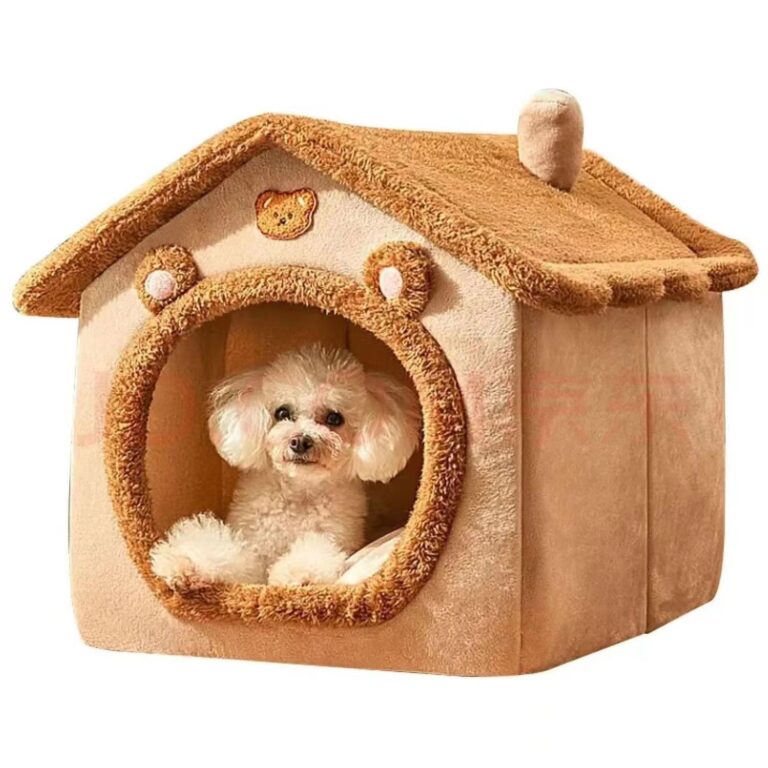 Cozy Pet House for Cats & Small Dogs - Warm, Washable & Removable Design 