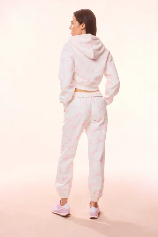 Lillia Cotton Bow Sweatpant - Image 3