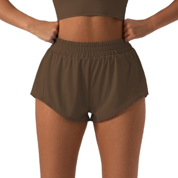 High-Waisted Loose Fit Yoga Shorts for Women - Image 7