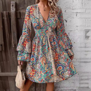 Women's Sophisticated Floral Dress