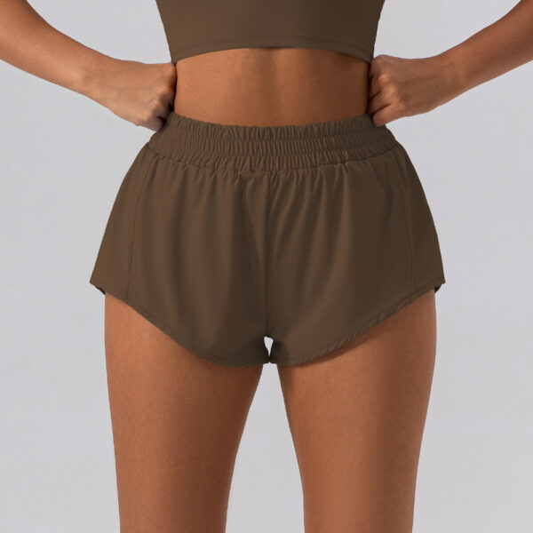 High-Waisted Loose Fit Yoga Shorts for Women - Image 2
