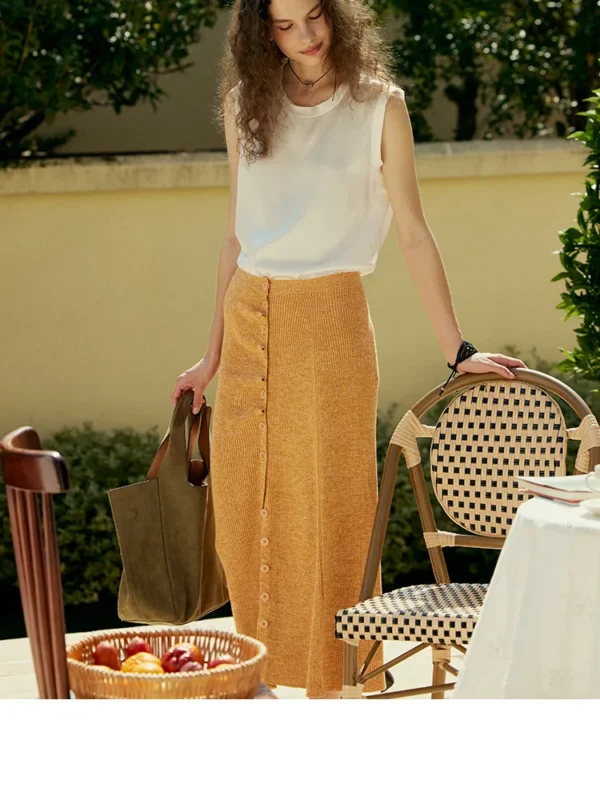 Satin High Neck Sleeveless Top - Image 5